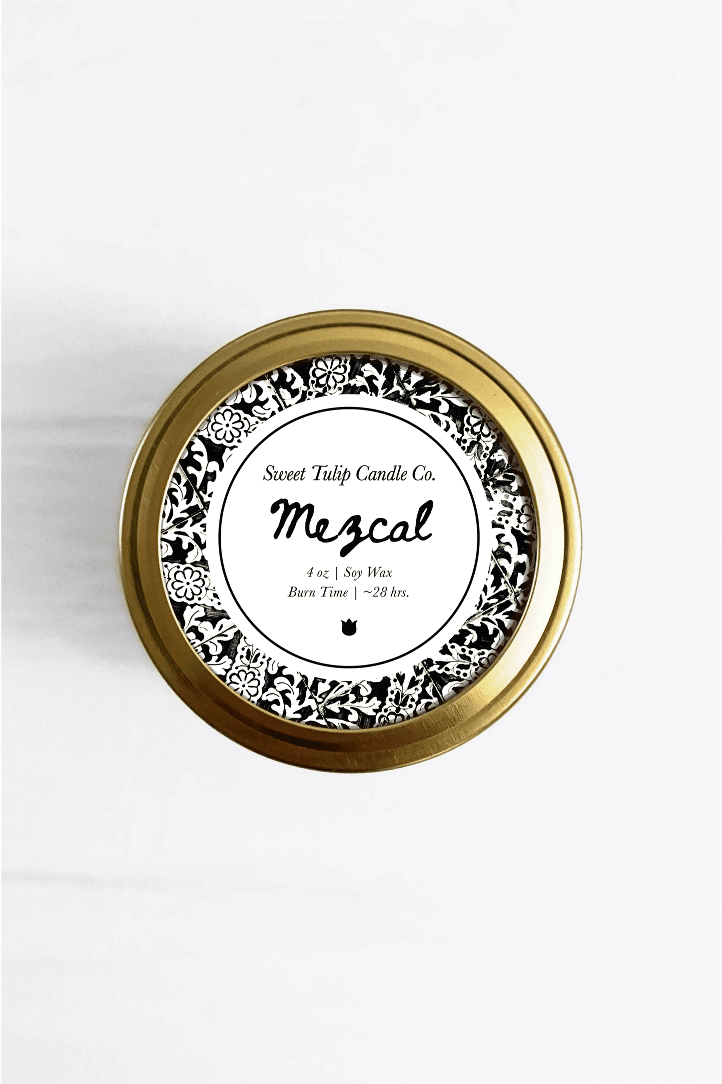 Mezcal 4oz Mini Mason Jar Soy Candle - Sweet Tulip Candle Co.