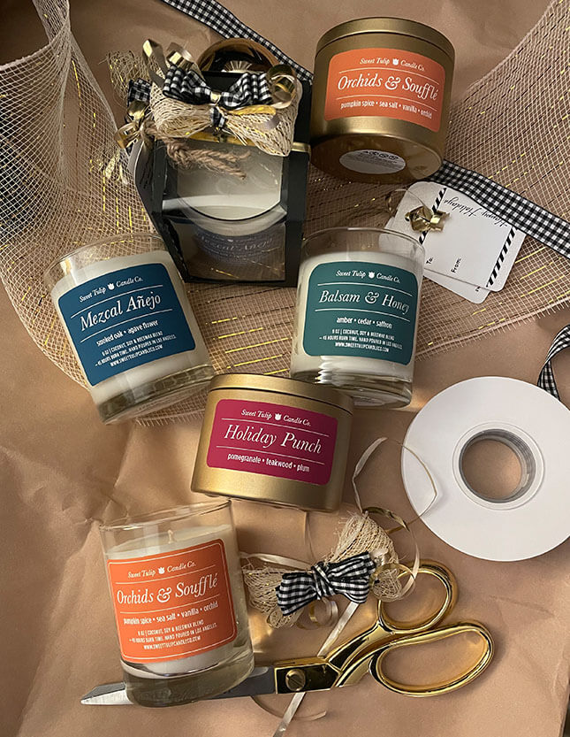 Orchids & Soufflé| Tin - Sweet Tulip Candle Co.