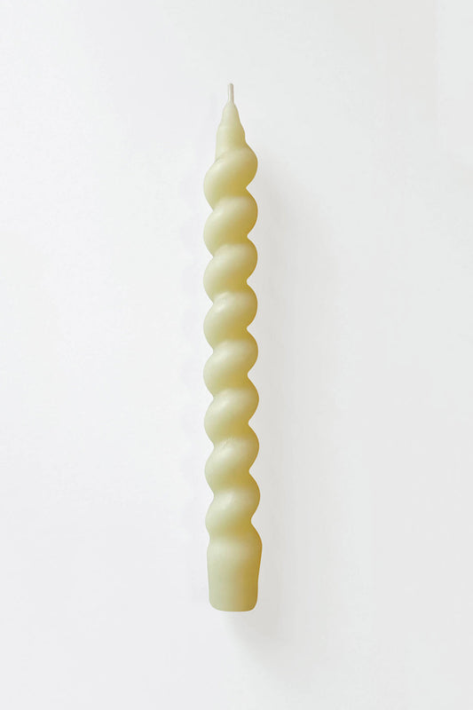 Beeswax Spiral Pillar Candle - Sweet Tulip Candle Co.