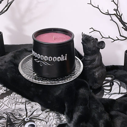 Espooooooki Scarlet Pomegranate Cauldron Candle - Sweet Tulip Candle Co.