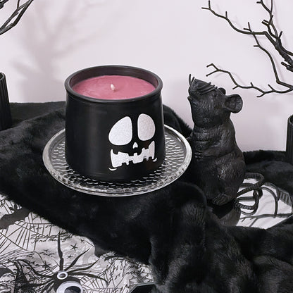 Espooooooki Scarlet Pomegranate Cauldron Candle - Sweet Tulip Candle Co.