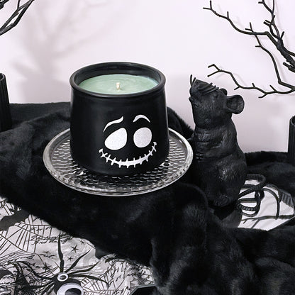 Too Spooky 4 You Saffron Cedar-wood & Sweet Pea Cauldron Candle 11oz - Sweet Tulip Candle Co.