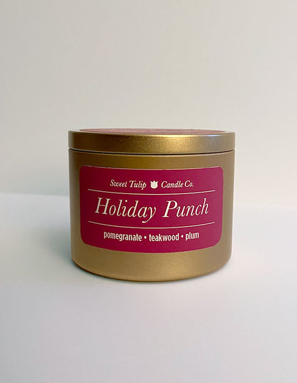 Holiday Punch | Tin - Sweet Tulip Candle Co.