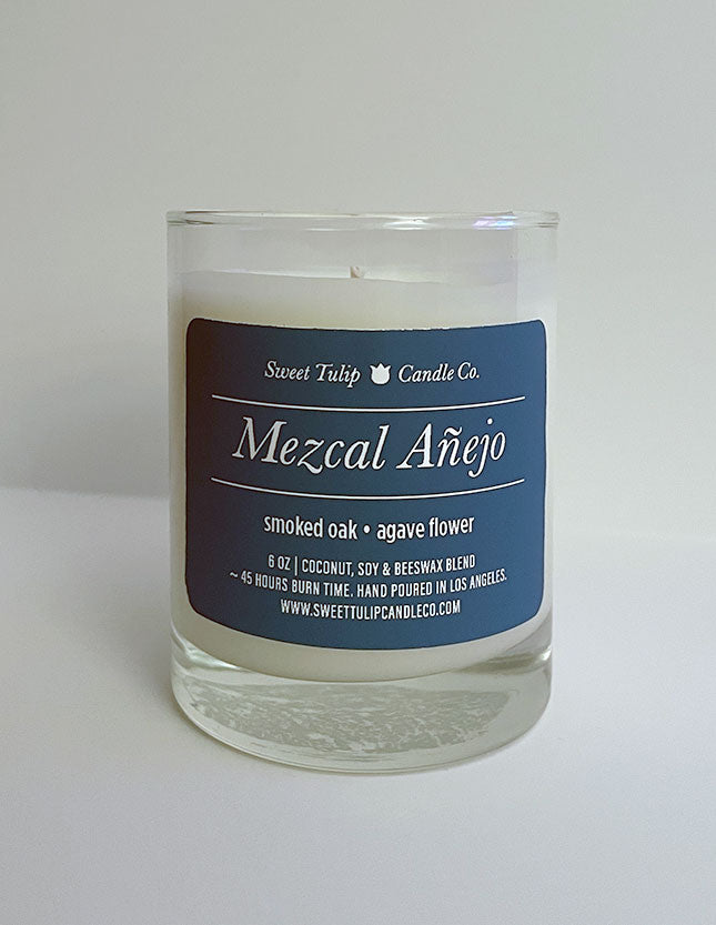 Mezcal Añejo | Glass - Sweet Tulip Candle Co.