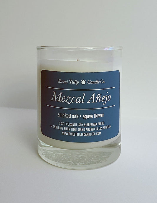 Mezcal Añejo | Glass - Sweet Tulip Candle Co.