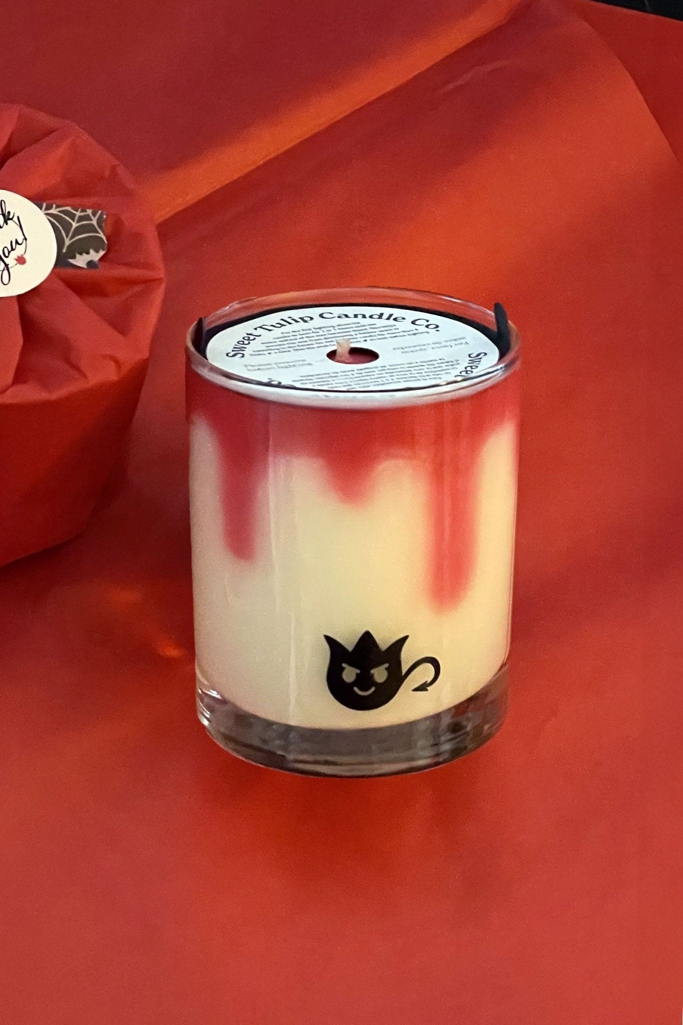 Bloody Bouquet Halloween Scented 7oz Soy Candle | Blood Roses - Sweet Tulip Candle Co.