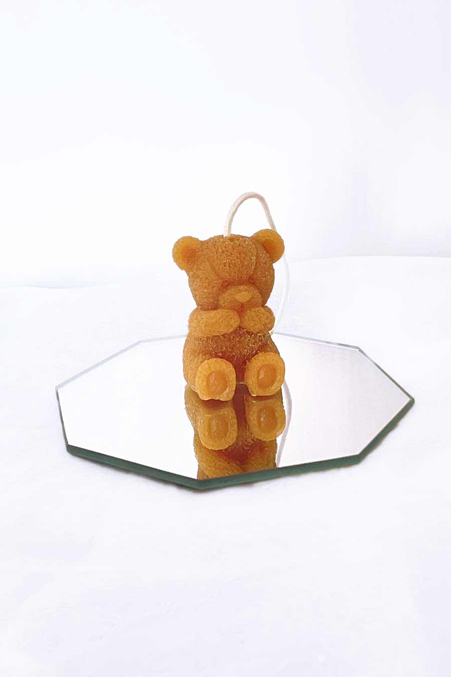 Honey Bear Moe Mini Pillar Candle - Sweet Tulip Candle Co.