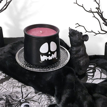 Too Spooky 4 You Scarlet Pomegranate Cauldron Candle 11oz - Sweet Tulip Candle Co.